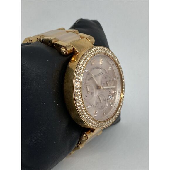 Michael Kors Parker MK5896 Womens Stainless Steel Analog Dial Quartz Watch MP871 - Picture 5 of 12